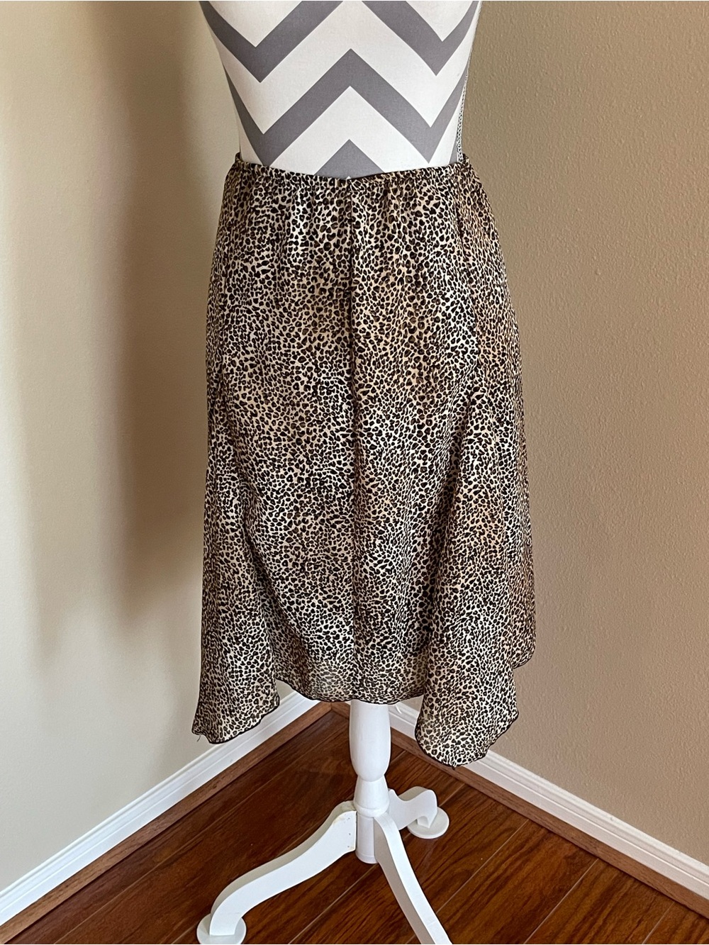 I.N. Studio Leopard Print Skirt - Size: Large